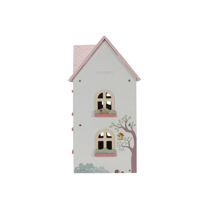 Little Dutch Wooden Dollhouse - Pink-Dolls Houses-Pink- | Natural Baby Shower