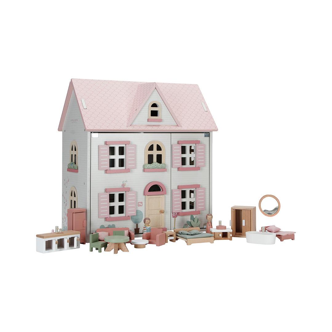 Little Dutch Wooden Dollhouse - Pink-Dolls Houses-Pink- | Natural Baby Shower