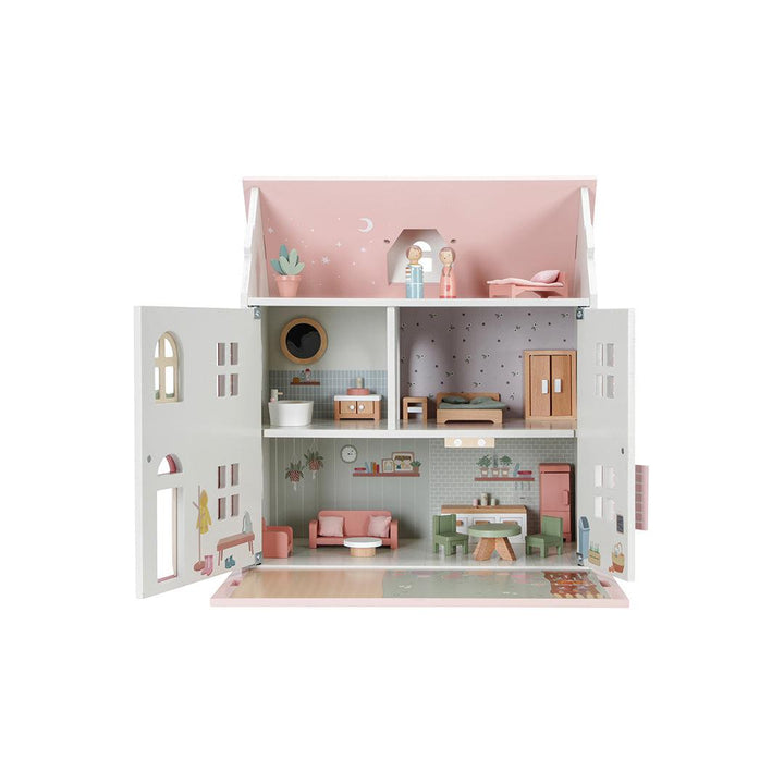 Little Dutch Wooden Dollhouse - Pink-Dolls Houses-Pink- | Natural Baby Shower