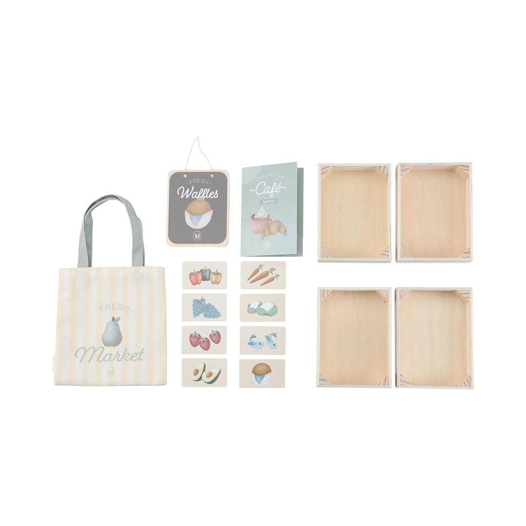Little Dutch Wooden Market Stall-Role Play- | Natural Baby Shower