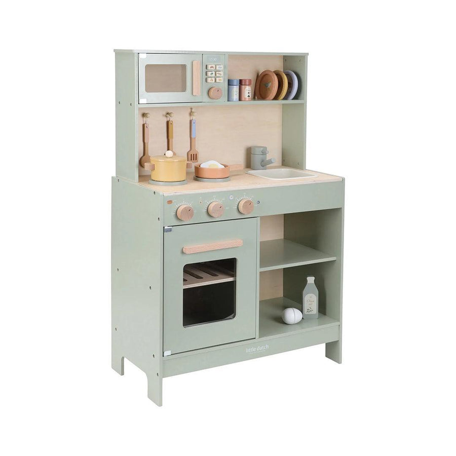 Little Dutch Wooden Play Kitchen Limited Edition - Mint-Role Play-Mint- | Natural Baby Shower