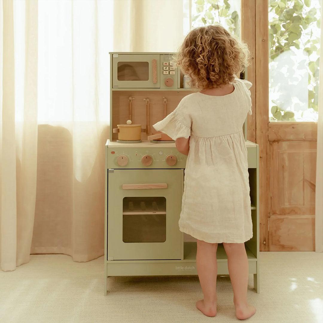 Little Dutch Wooden Play Kitchen Limited Edition - Mint-Role Play-Mint- | Natural Baby Shower