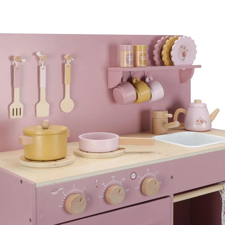 Little Dutch Wooden Play Kitchen Limited Edition - Pink-Role Play-Pink- | Natural Baby Shower