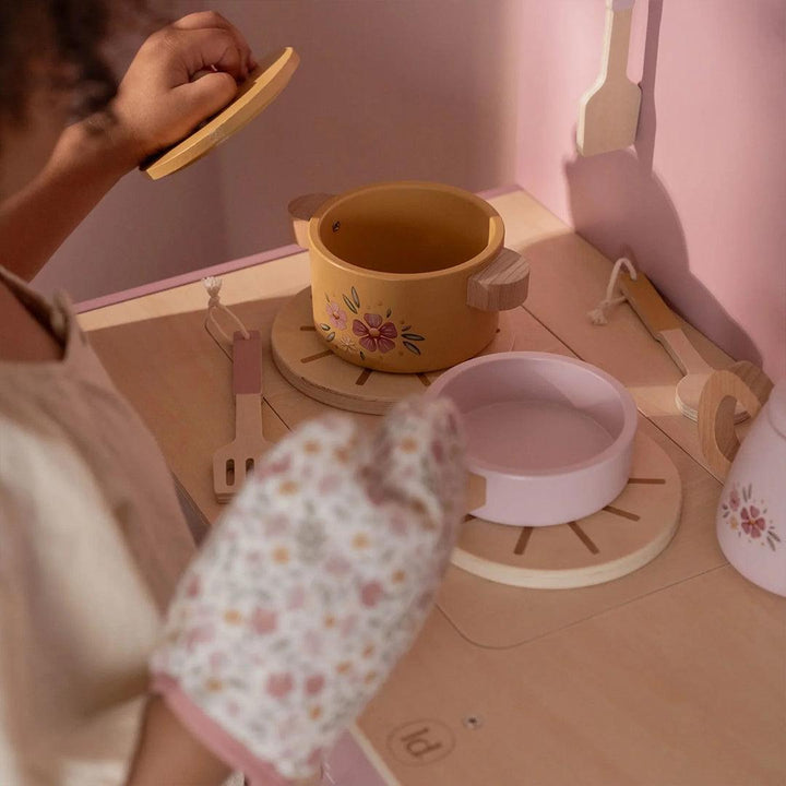Little Dutch Wooden Play Kitchen Limited Edition - Pink-Role Play-Pink- | Natural Baby Shower
