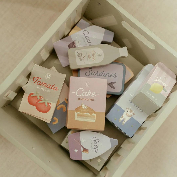 Little Dutch Wooden Shopping Cart-Role Play- | Natural Baby Shower