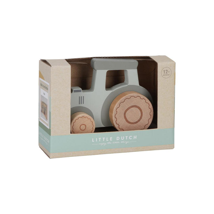 Little Dutch Wooden Tractor - Little Farm-Push-Alongs-Little Farm- | Natural Baby Shower