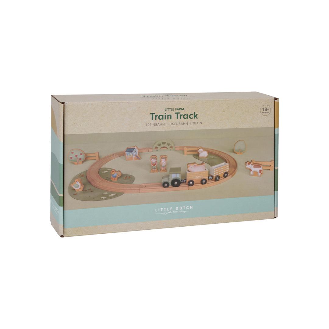 Little Dutch Wooden Train Track - Little Farm-Train Sets-Little Farm- | Natural Baby Shower