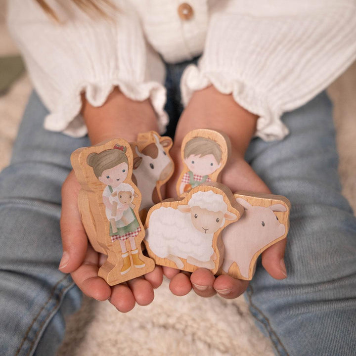 Little Dutch Wooden Train Track - Little Farm-Train Sets-Little Farm- | Natural Baby Shower