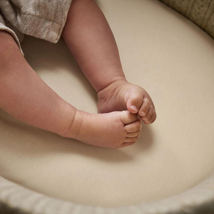 The Little Green Sheep Twin Pack Moses Basket Fitted Sheets - Linen-Sheets-Linen- | Natural Baby Shower