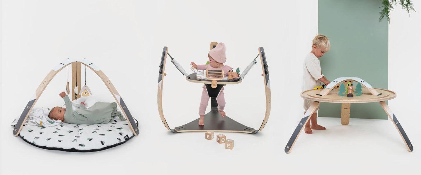 Little Hoppa Baby Bouncer, Activity Set Natural Baby Shower