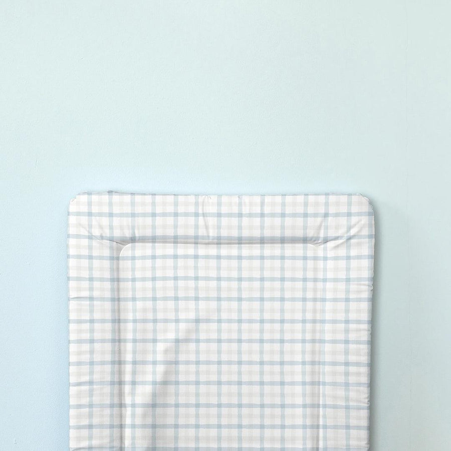 The Little Bumble Co. Standard Changing Mat - Blue Beige Plaid-Changing Mats-Blue Beige Plaid- | Natural Baby Shower