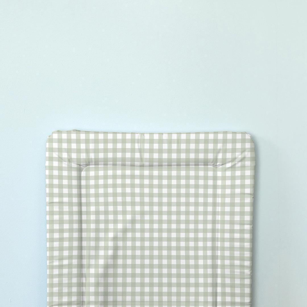 The Little Bumble Co. Standard Changing Mat - Sage Gingham-Changing Mats-Sage Gingham- | Natural Baby Shower