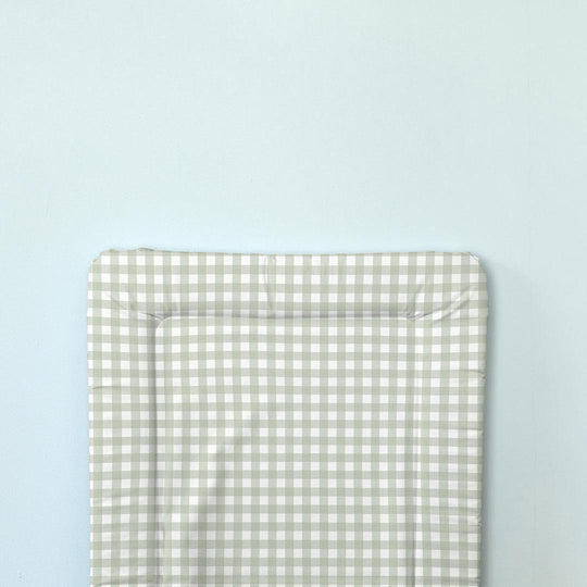 The Little Bumble Co. Standard Changing Mat - Sage Gingham-Changing Mats-Sage Gingham- | Natural Baby Shower
