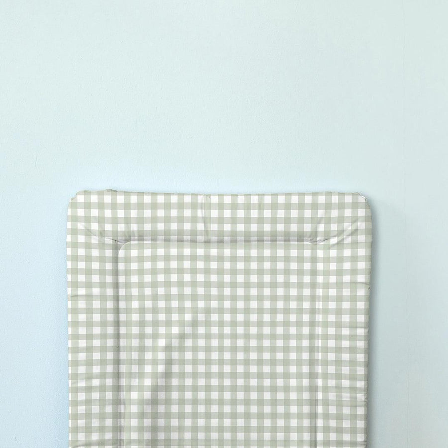 The Little Bumble Co. Standard Changing Mat - Sage Gingham-Changing Mats-Sage Gingham- | Natural Baby Shower