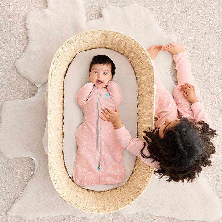 Love to Dream Swaddle Up (1.5 Tog) - Moon & Back - Dusty Pink-Sleeping Bags-Moon & Back - Dusty Pink-S | Natural Baby Shower