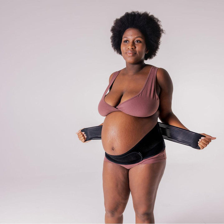 Lola&Lykke Core Relief Pregnancy Support Belt - Black-Pregnancy Support Belts-Black-S | Natural Baby Shower