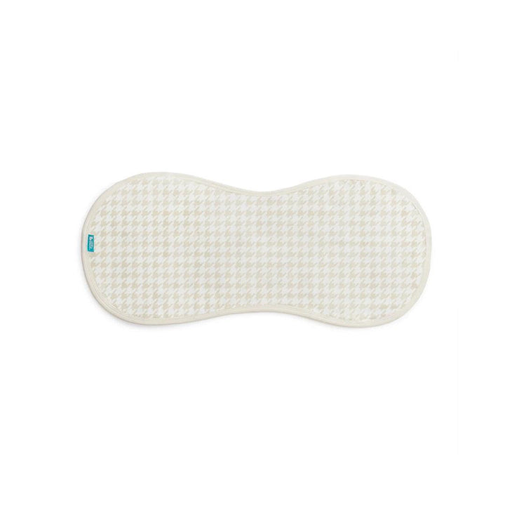 Love to Dream Burp Cloth 2 Pack - Cloud Bunnies/Oatmeal-Washcloths-Cloud Bunnies/Oatmeal-One Size | Natural Baby Shower