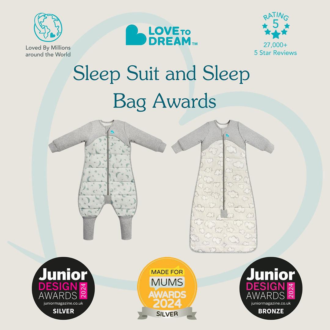 Love to Dream Sleep Suit Long Sleeve 1.5 Tog - Twigs Olive-Sleepsuits-Twigs Olive-12-24m | Natural Baby Shower