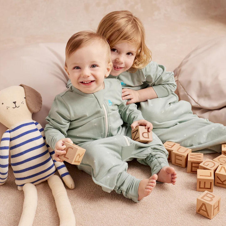 Love to Dream Sleep Suit Long Sleeve 1.5 Tog - Twigs Olive-Sleepsuits-Twigs Olive-12-24m | Natural Baby Shower