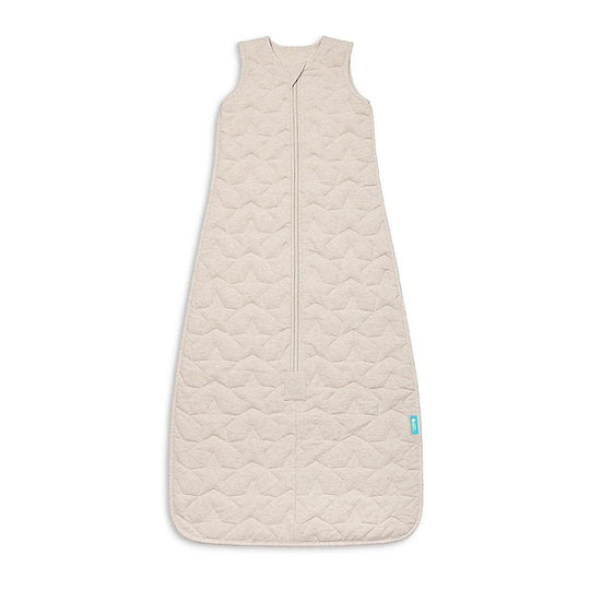 Love to Dream Sleep Bag 2.5 Tog Sleeveless Quilted Cotton - Oatmeal Starturn-Sleeping Bags-Oatmeal Starturn-6-12m | Natural Baby Shower