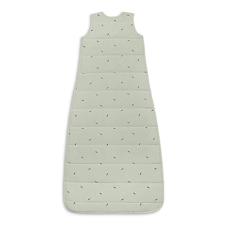 Love to Dream Sleep Bag 2.5 Tog Sleeveless Quilted Cotton - Olive Bees-Sleeping Bags-Olive Bees-6-12m | Natural Baby Shower