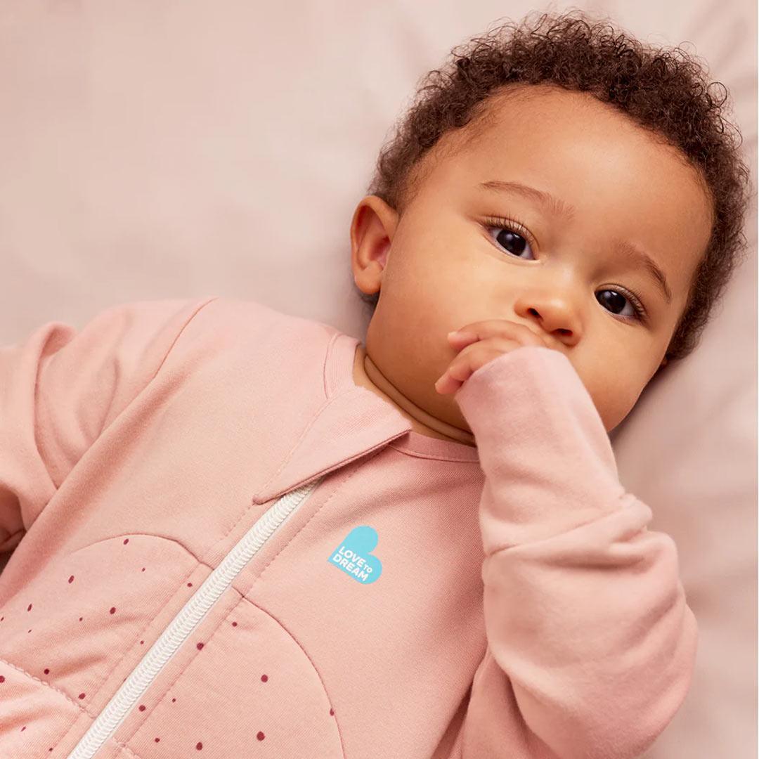 Love to Dream Sleep Bag (2.5 Tog) - Pebbles Rose-Sleeping Bags-Pebbles Rose-18-36m | Natural Baby Shower