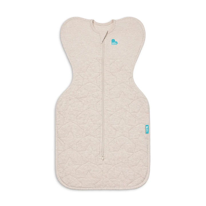 Love to Dream Swaddle Up 2.5 Tog Quilted Cotton - Oatmeal Starturn-Sleeping Bags-Oatmeal Starturn-NB | Natural Baby Shower