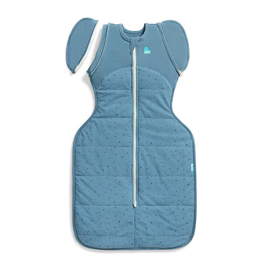 Love to Dream Swaddle Up Sleeping Bag 2.5 Tog - Storm Blue-Sleepsack Swaddles-Storm Blue-Medium | Natural Baby Shower