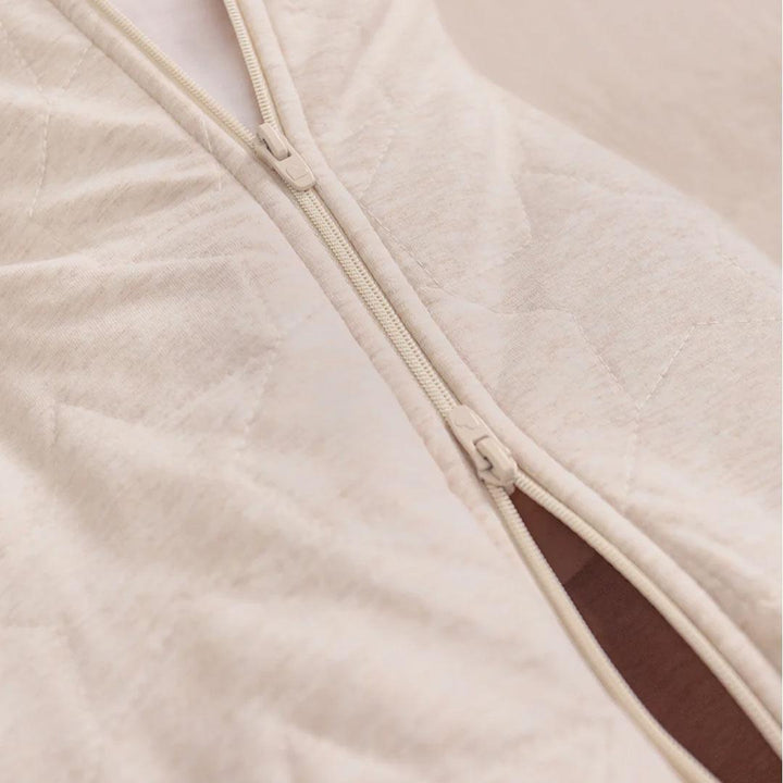 Love to Dream Swaddle Up 2.5 Tog Quilted Cotton - Oatmeal Starturn-Sleeping Bags-Oatmeal Starturn-NB | Natural Baby Shower