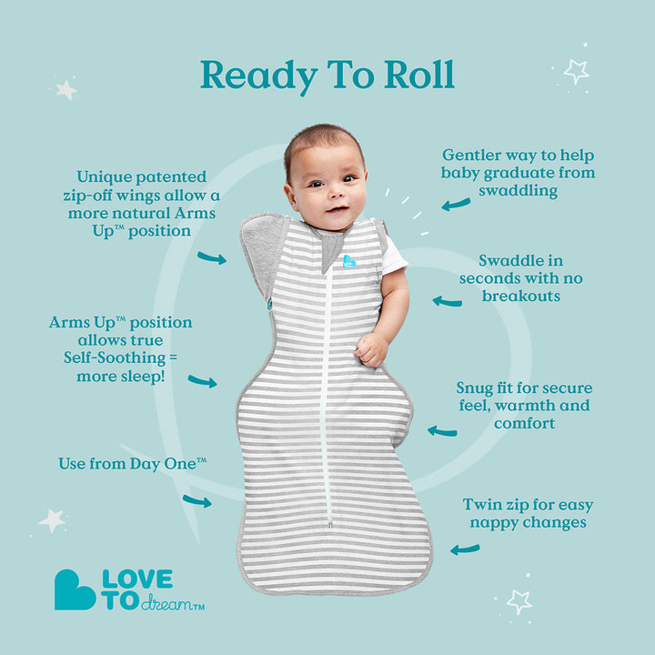 Love To Dream Swaddle Up All Seasons Transition Bag - White