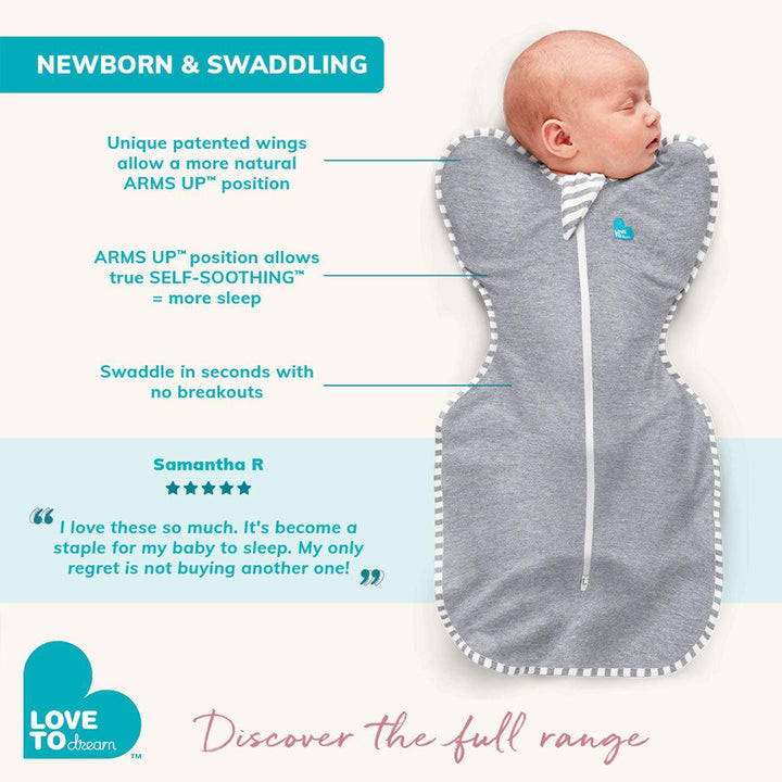 Love To Dream Swaddle Up Cotton Lite - Olive-Swaddling Wraps-Olive-Medium | Natural Baby Shower