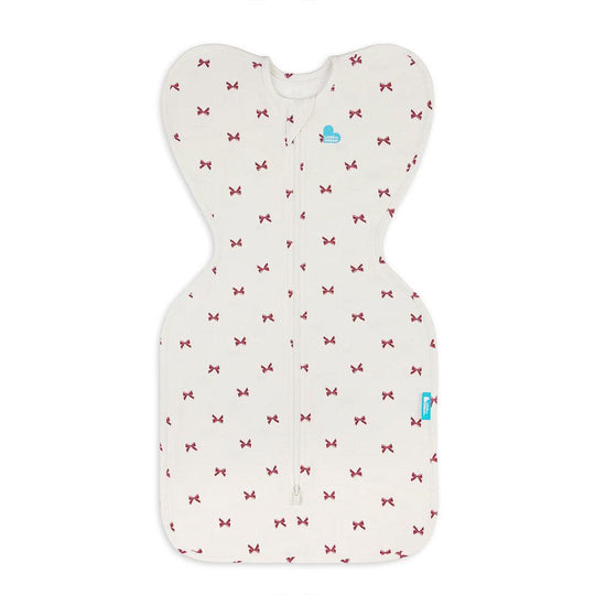 Love to Dream Swaddle Up Sleeping Bag 1.0 Tog - Bows Cream-Sleeping Bags-Bows Cream-Newborn | Natural Baby Shower