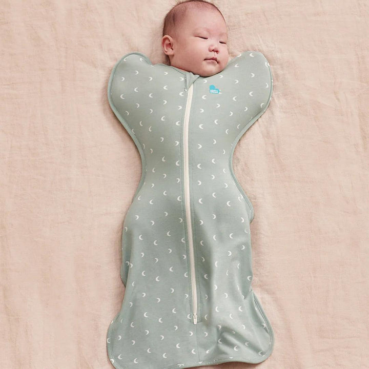 Love to Dream Swaddle Up Sleeping Bag 1.0 Tog - Moon Olive-Sleeping Bags-Moon Olive-Newborn | Natural Baby Shower