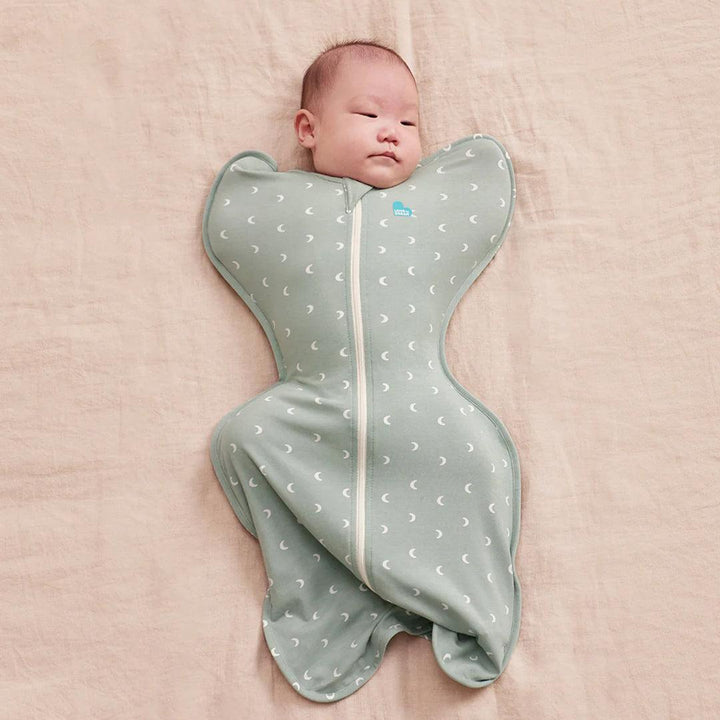Love to Dream Swaddle Up Sleeping Bag 1.0 Tog - Moon Olive-Sleeping Bags-Moon Olive-Newborn | Natural Baby Shower