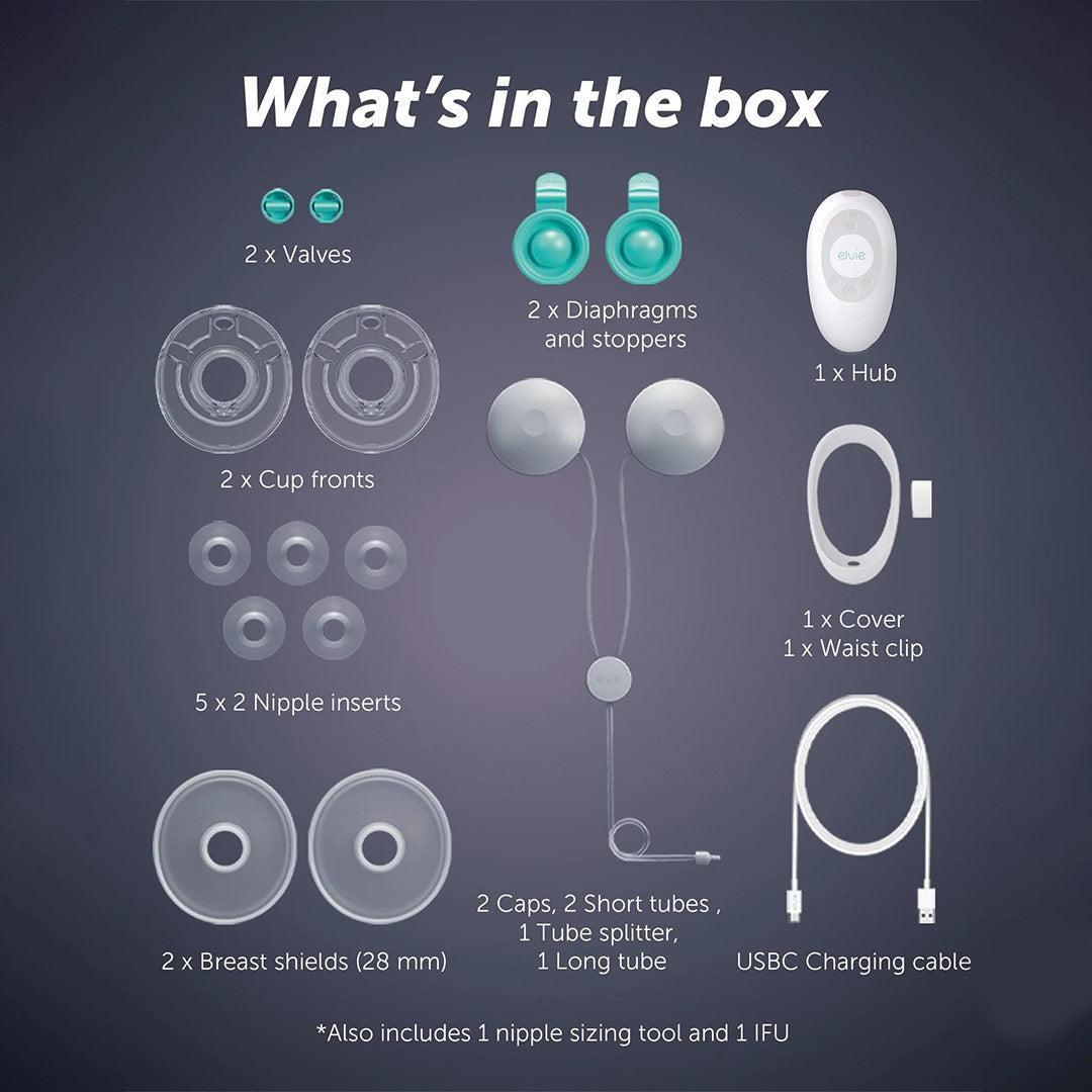 Elvie Stride 2 Double Electric Breast Pump-Breast Pumps- | Natural Baby Shower