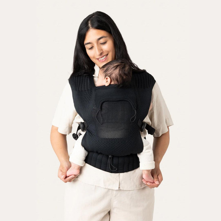 Flybaby Baby Carrier - Black-Baby Carriers-Black- | Natural Baby Shower