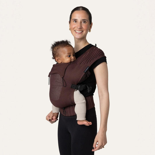 Flybaby Baby Carrier - Mokka-Baby Carriers-Mokka- | Natural Baby Shower