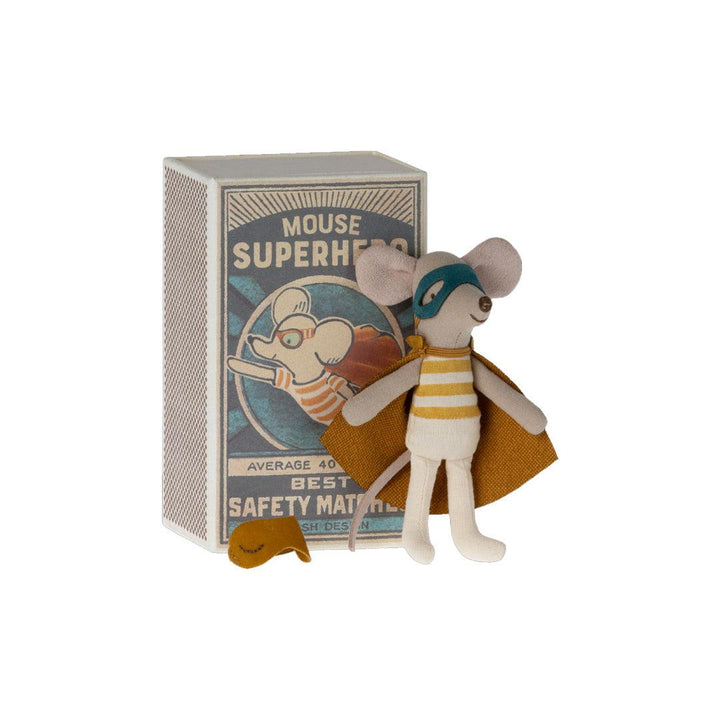 Maileg Super Hero Mouse - Little Brother-Dolls-Little Brother And Sister- | Natural Baby Shower