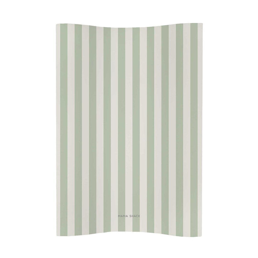 Mama Shack Anti Roll Changing Mat - Candy Stripe - Sage-Changing Mats-Candy Stripe - Sage- | Natural Baby Shower