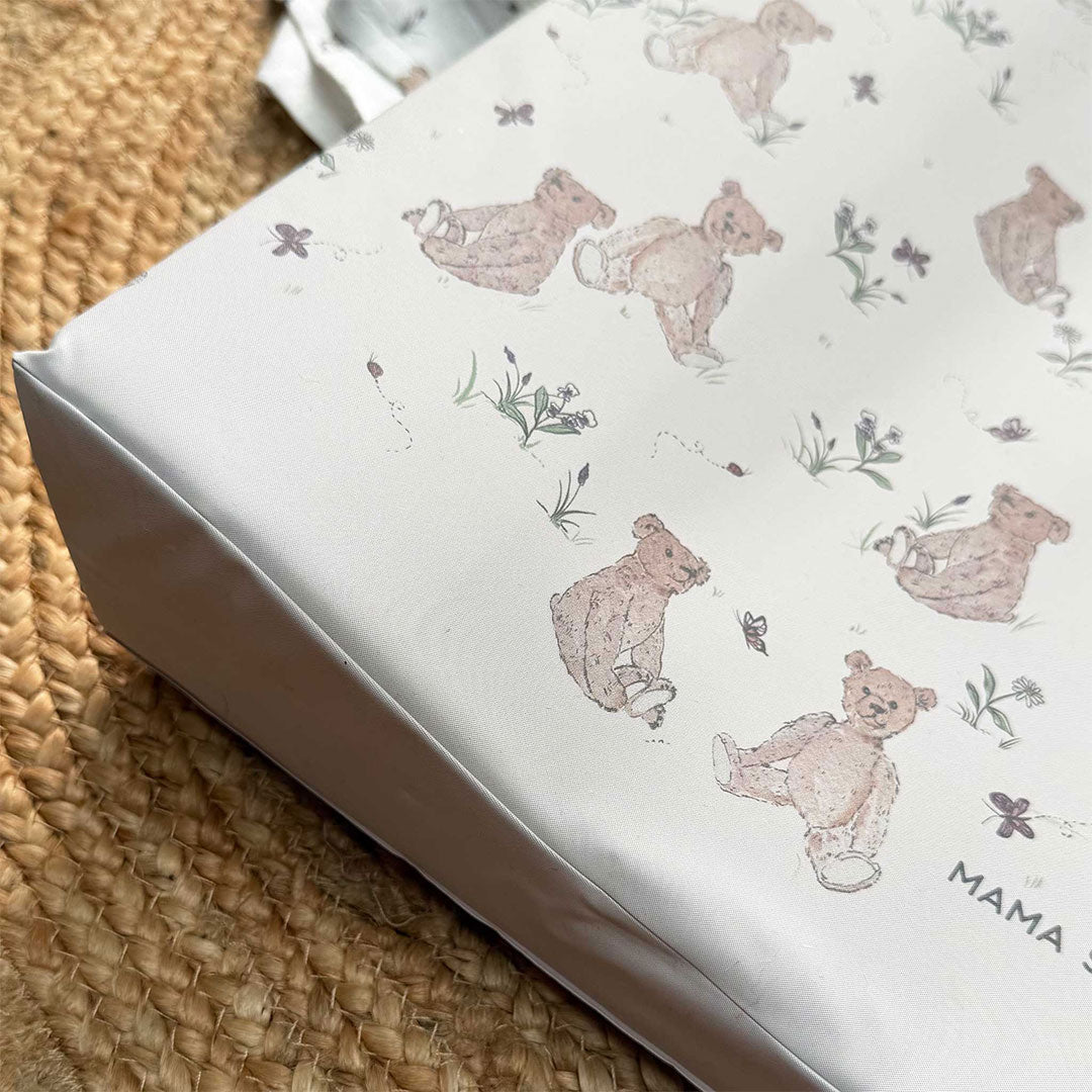 Mama Shack Anti Roll Changing Mat - Vintage Bear-Changing Mats-Vintage Bear- | Natural Baby Shower