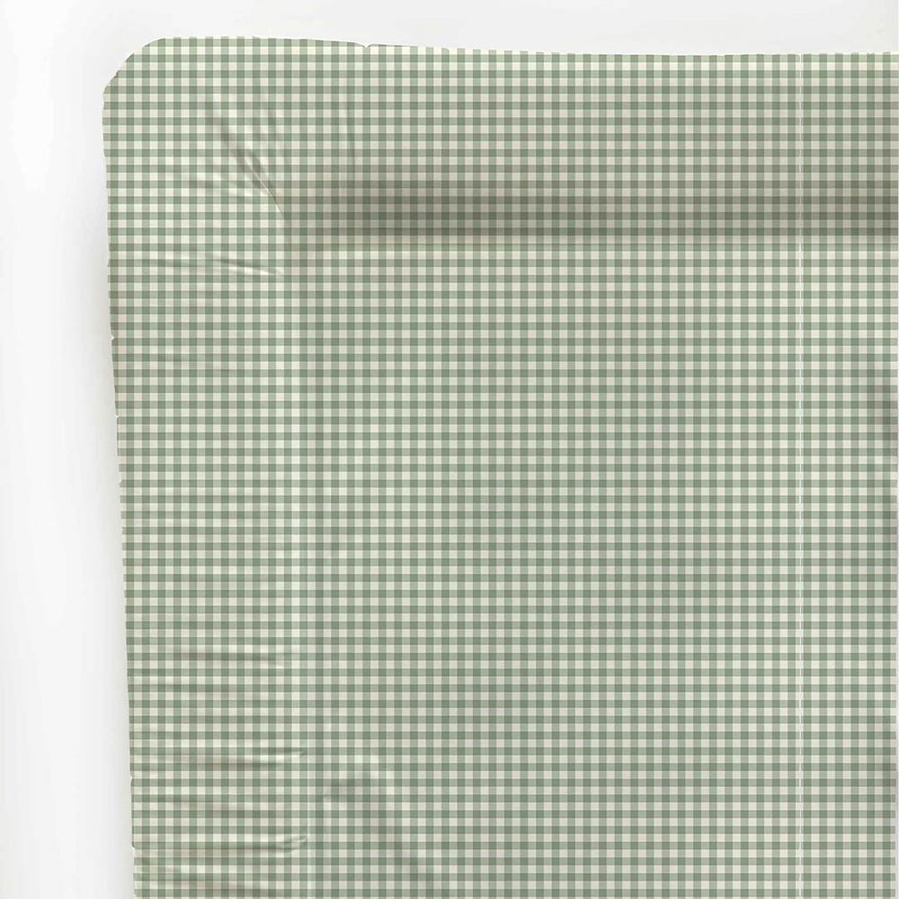 Mama Shack Changing Mat - Sage Green Gingham-Changing Mats-Sage Green Gingham-One Size | Natural Baby Shower