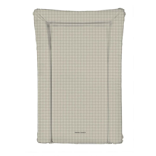 Mama Shack Changing Mat - Greige Gingham-Changing Mats-Greige Gingham-One Size | Natural Baby Shower