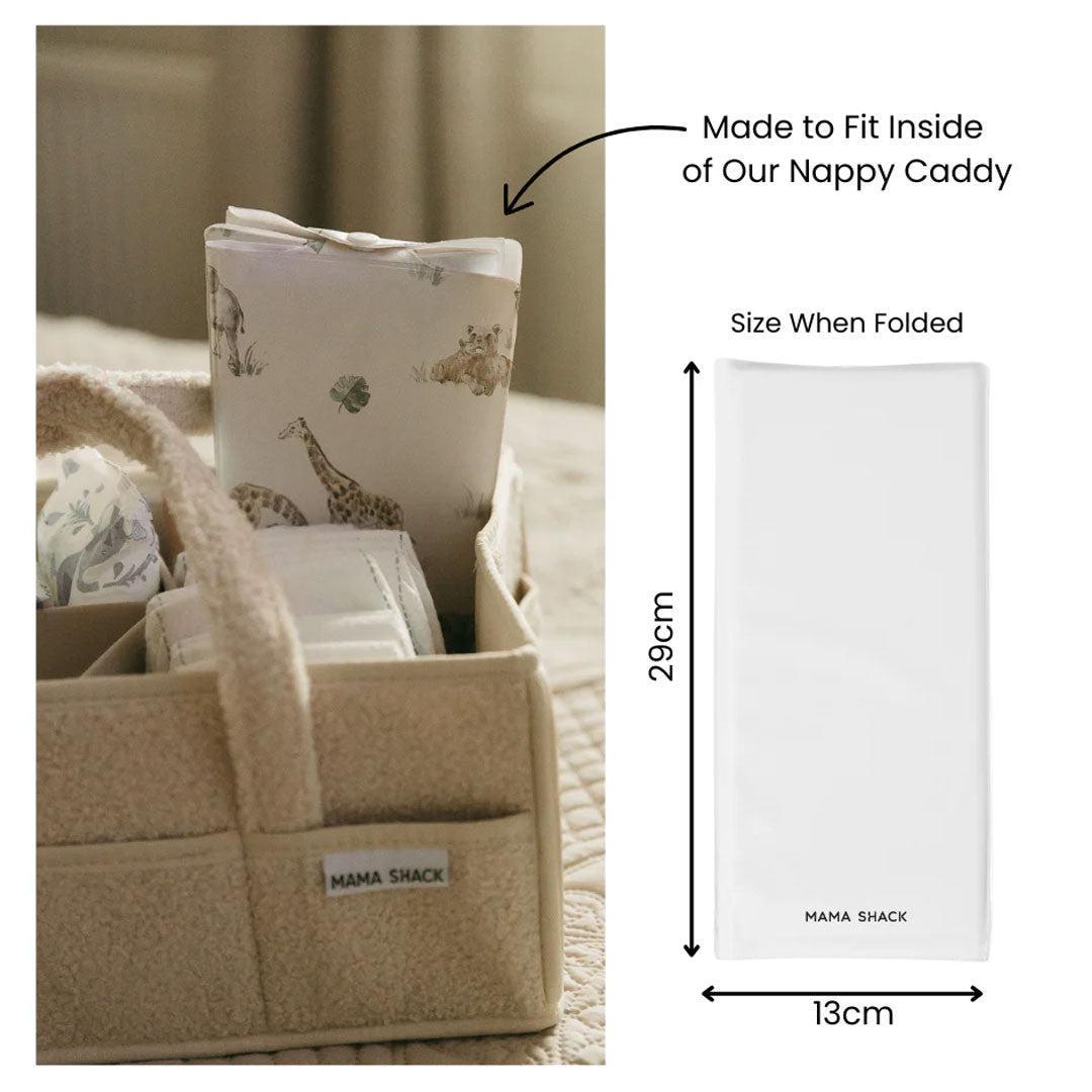 Mama Shack Foldable Travel Changing Mat - Giraffe Print-Travel Changing Mats- | Natural Baby Shower