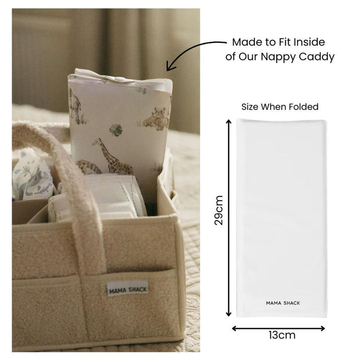 Mama Shack Foldable Travel Changing Mat - Giraffe Print-Travel Changing Mats- | Natural Baby Shower