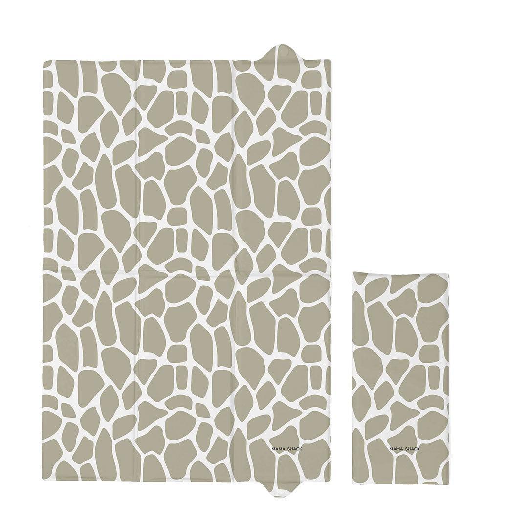 Mama Shack Foldable Travel Changing Mat - Giraffe Print-Travel Changing Mats- | Natural Baby Shower