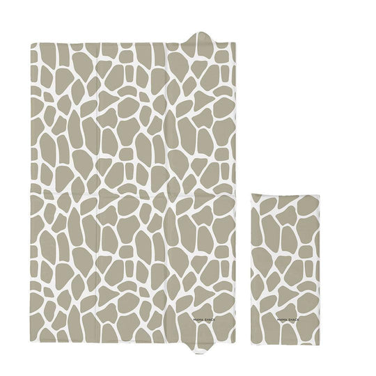 Mama Shack Foldable Travel Changing Mat - Giraffe Print-Travel Changing Mats- | Natural Baby Shower