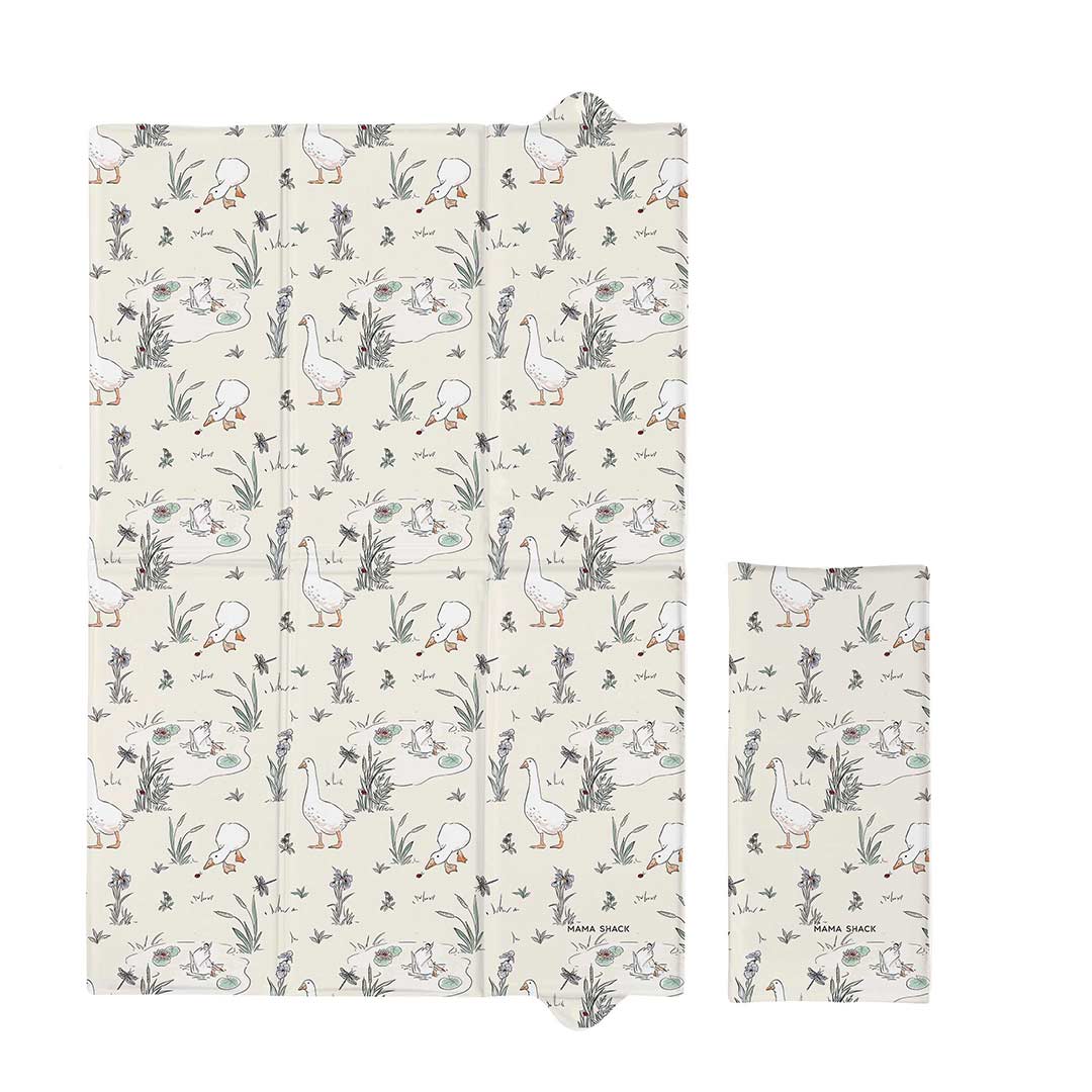 Mama Shack Foldable Travel Changing Mat - Goose & the Ladybird-Travel Changing Mats-Goose & the Ladybird- | Natural Baby Shower