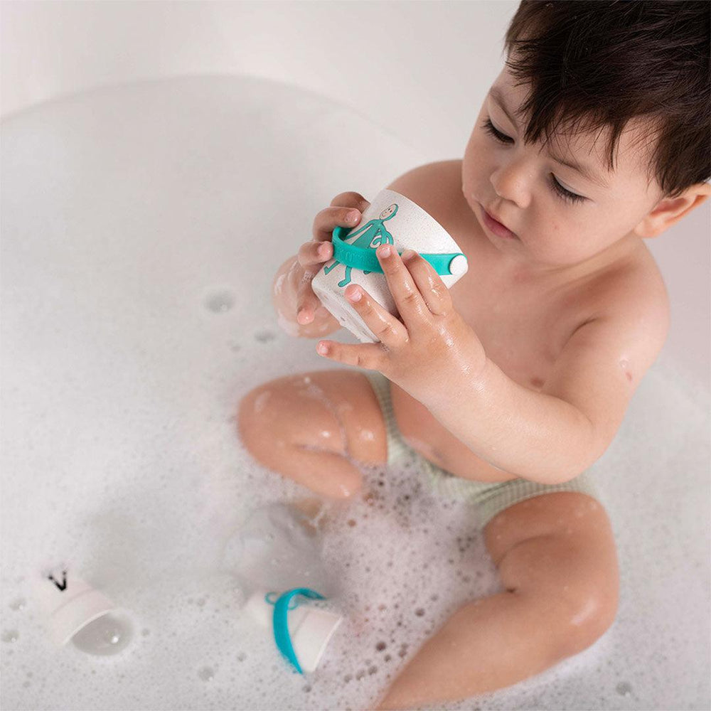 Matchstick Monkey Bathtime Bucket Set-Bath Toys- | Natural Baby Shower