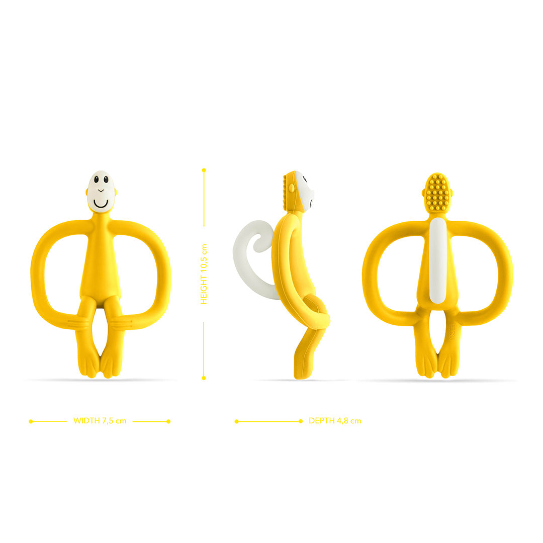 Matchstick Monkey Teether - Yellow