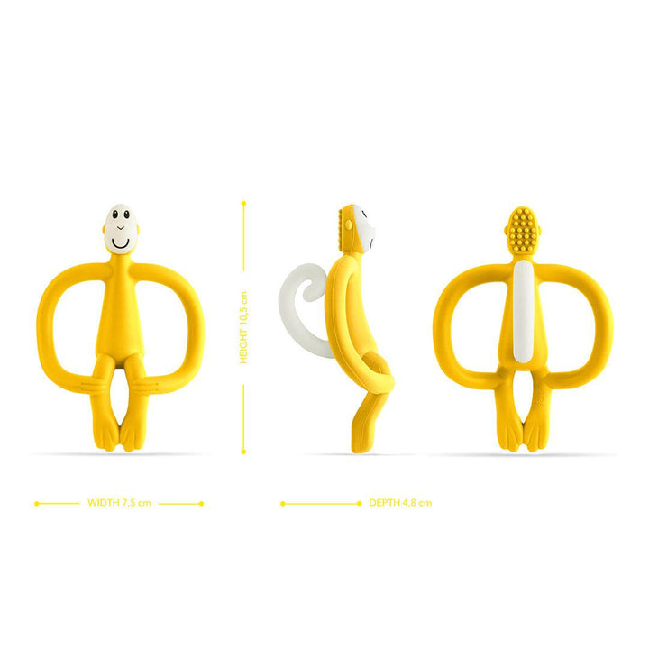 Matchstick Monkey Teether - Yellow-Teethers- | Natural Baby Shower